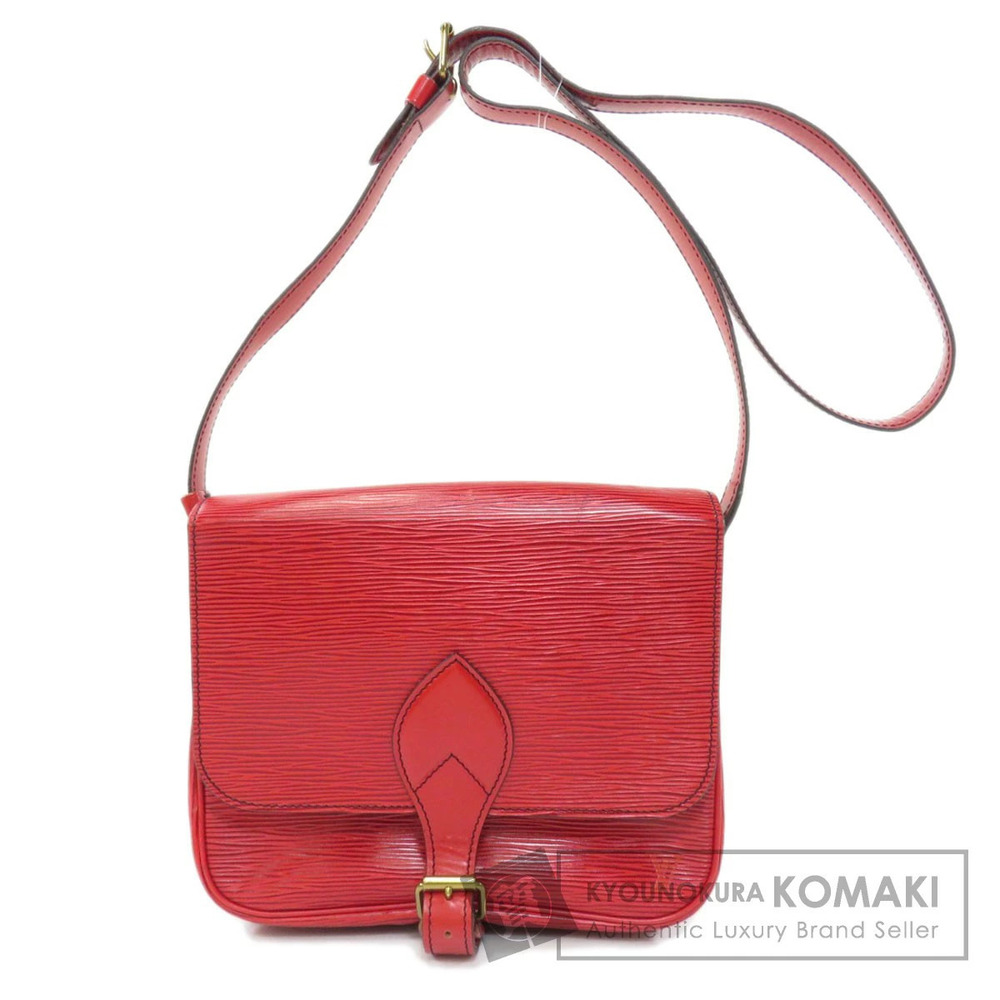 Louis Vuitton Cartouchiere Epi Shoulder Bag Leather